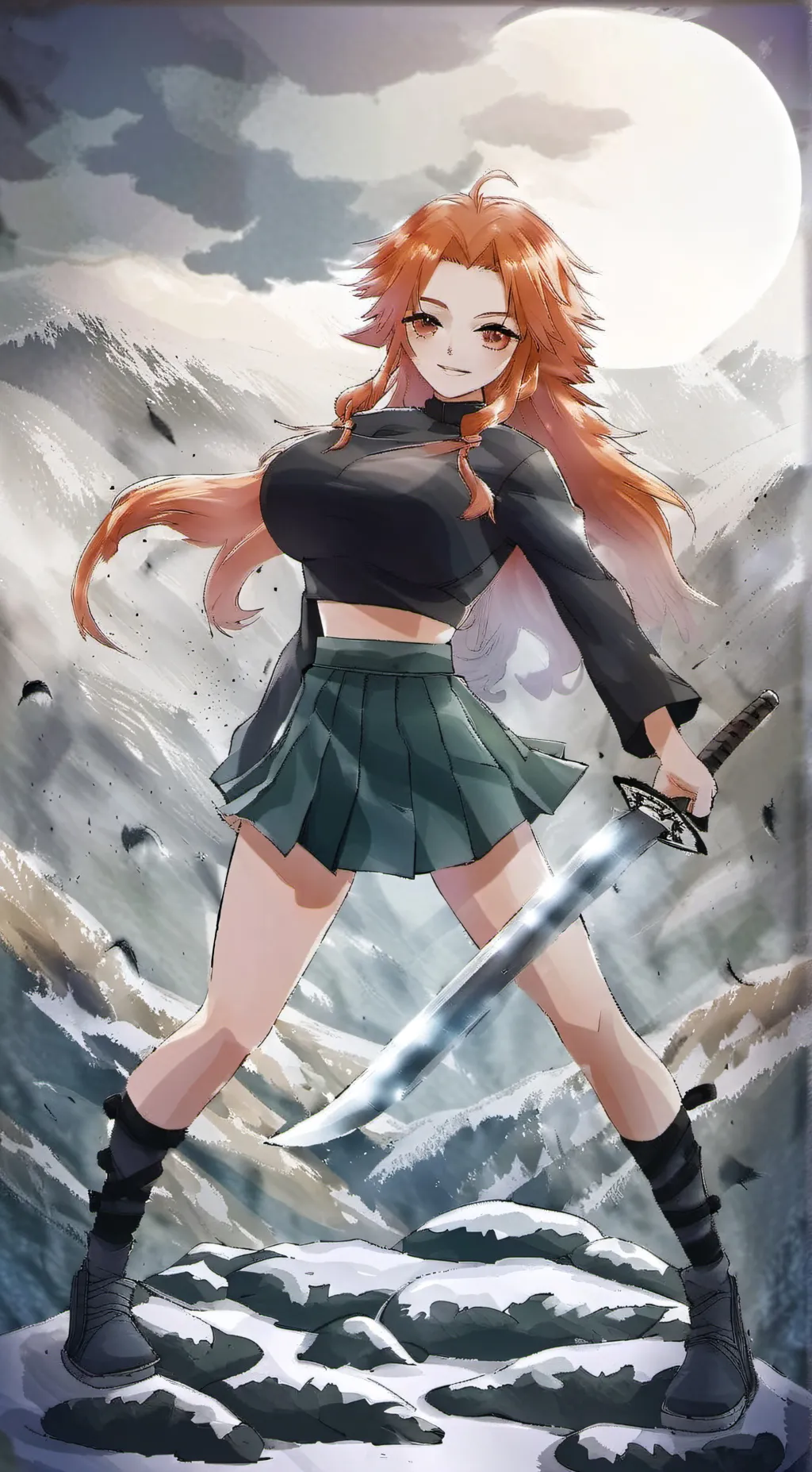 ai character: Kaori Yamaha  background