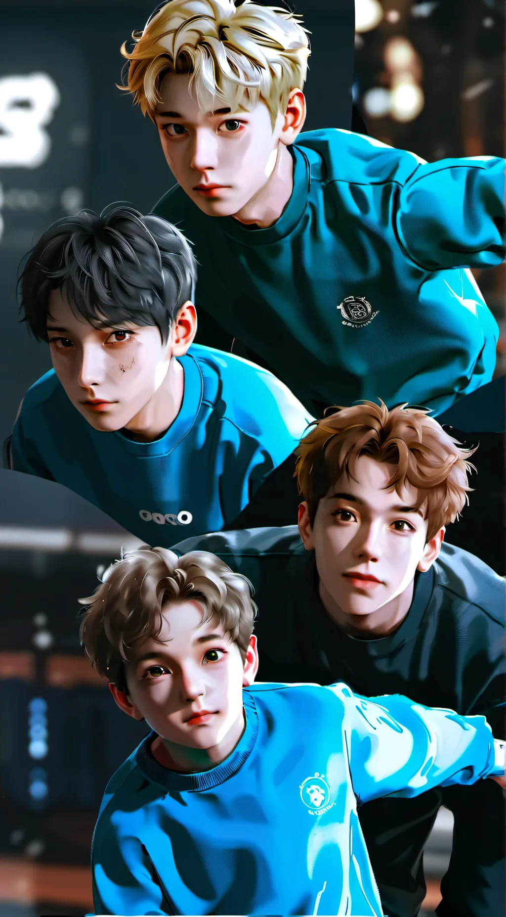 ai character: Your Friends  background