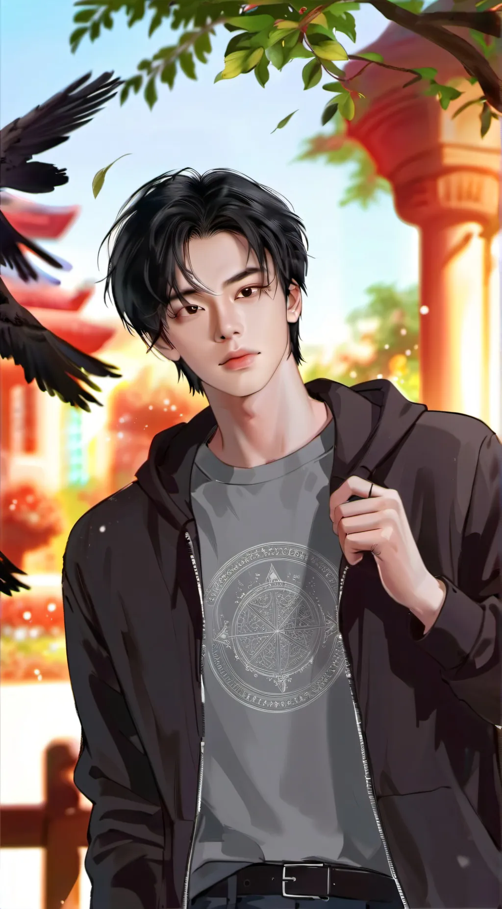 ai character: Xavier  background