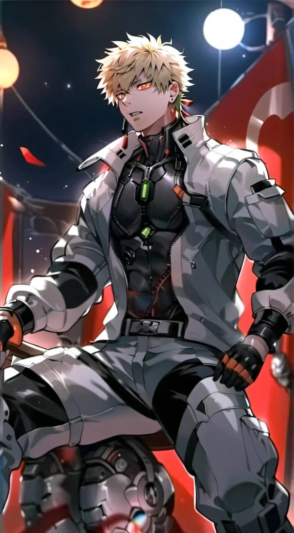 ai character: Bakugo (MHA) background