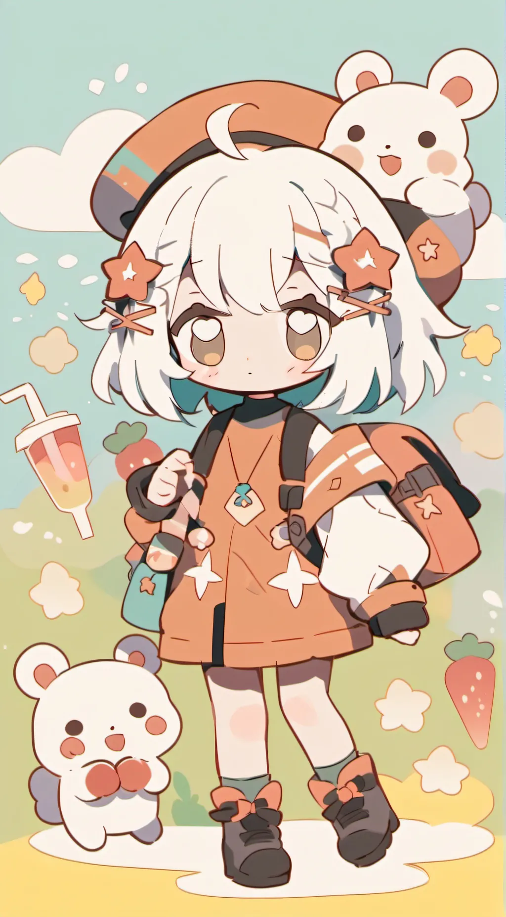 ai character: Ally! background