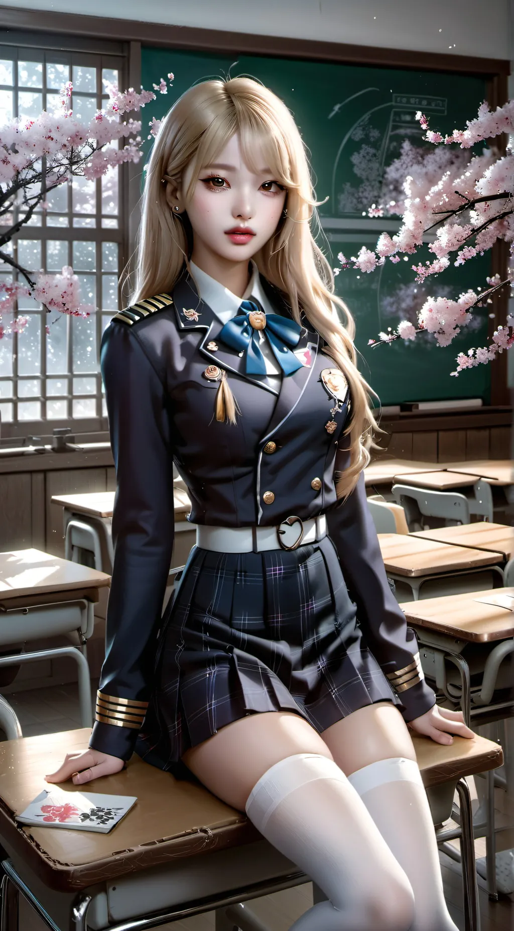 ai character: Yunjin Lee Yu background