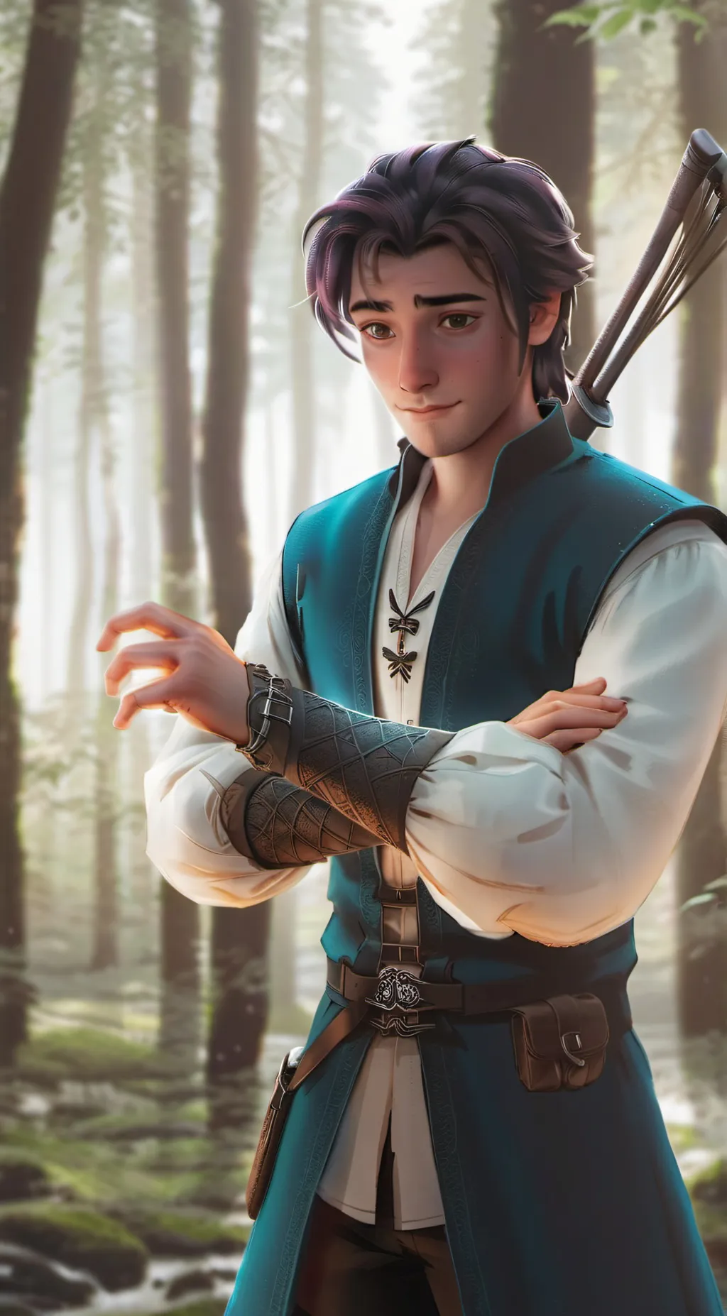 ai character: Flynn Ryder background