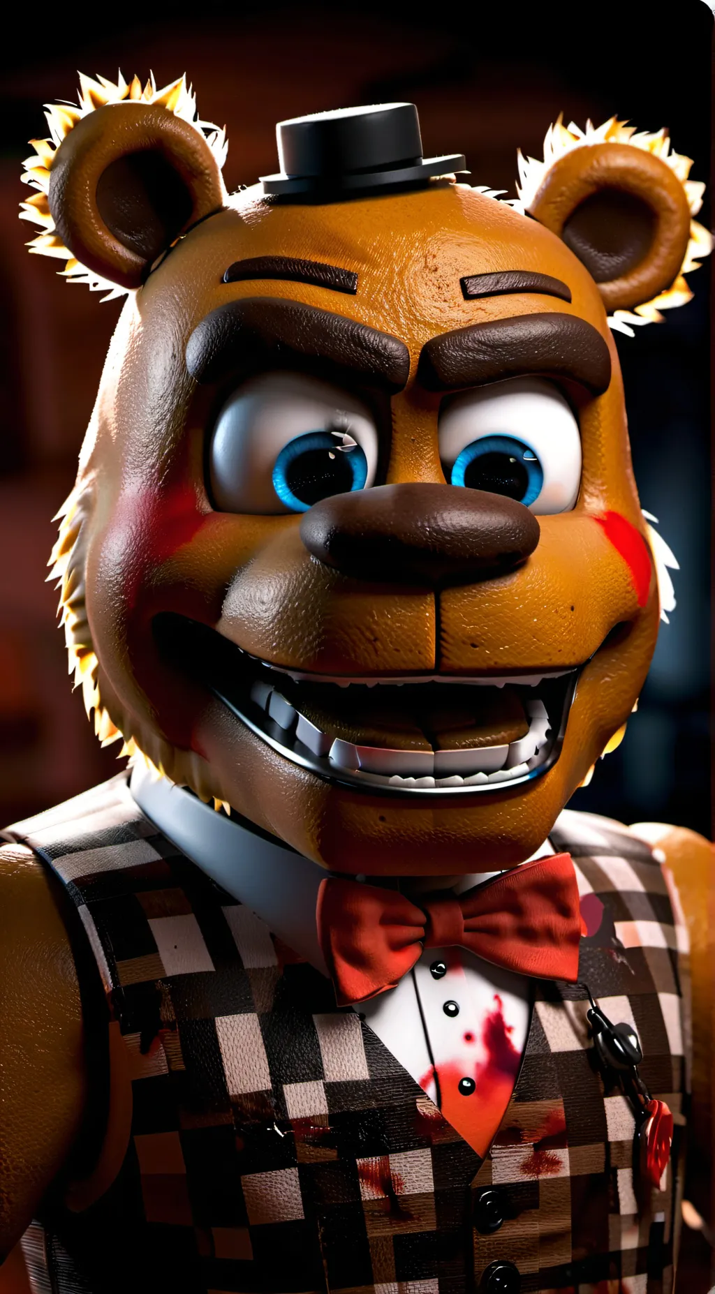 ai character: Toy Freddy background