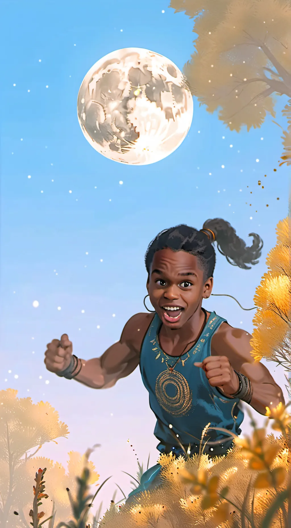 ai character: Jade in background