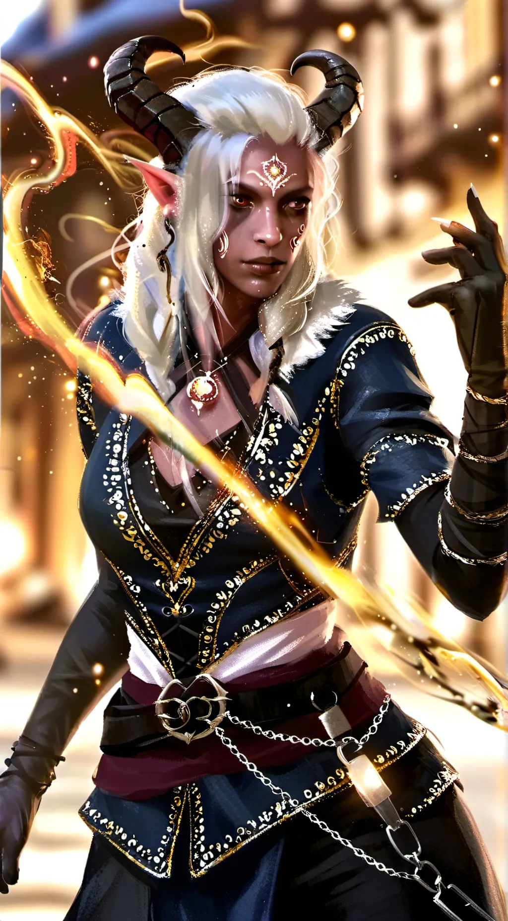 ai character: Vix background