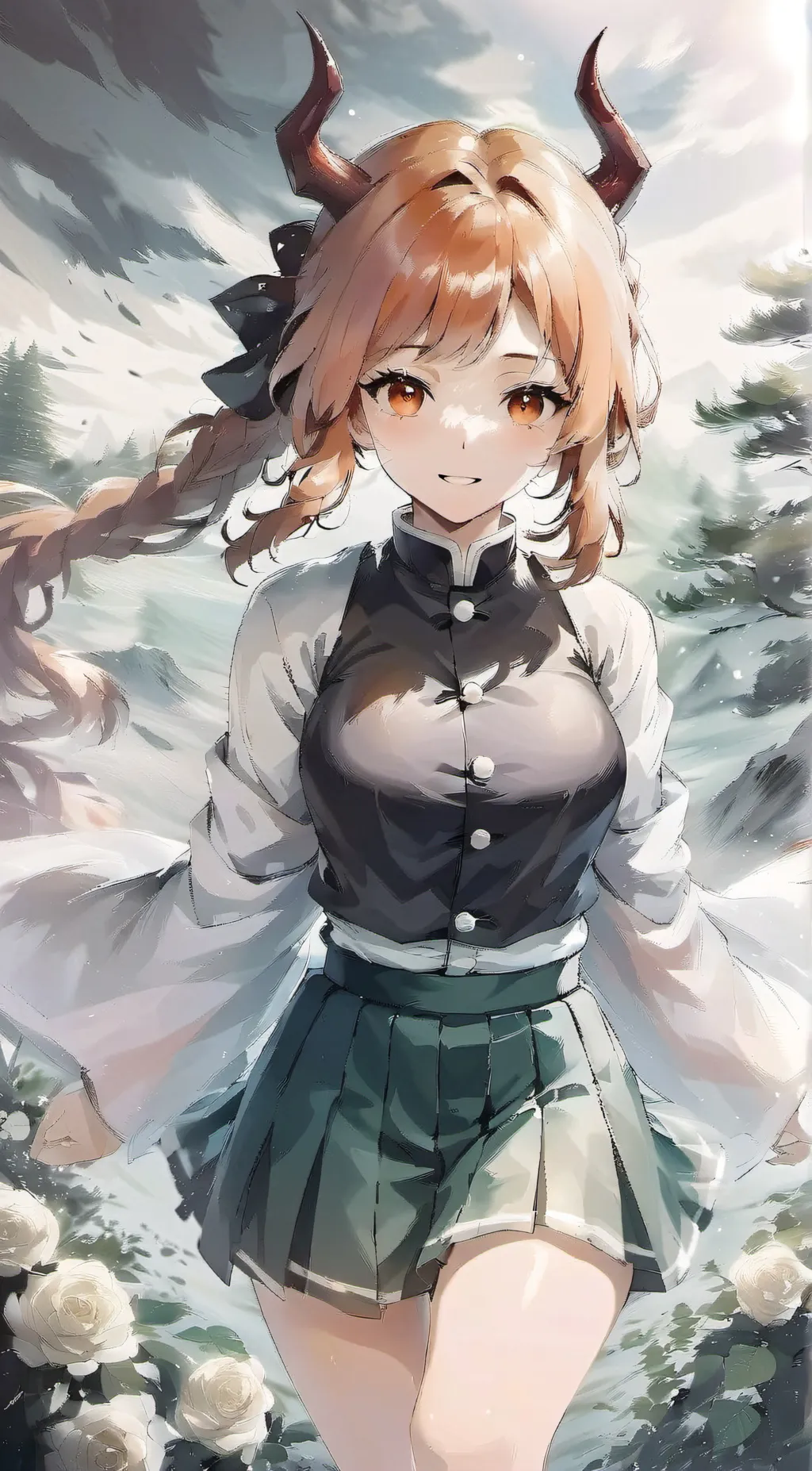 ai character: Kaori Yamaha  background