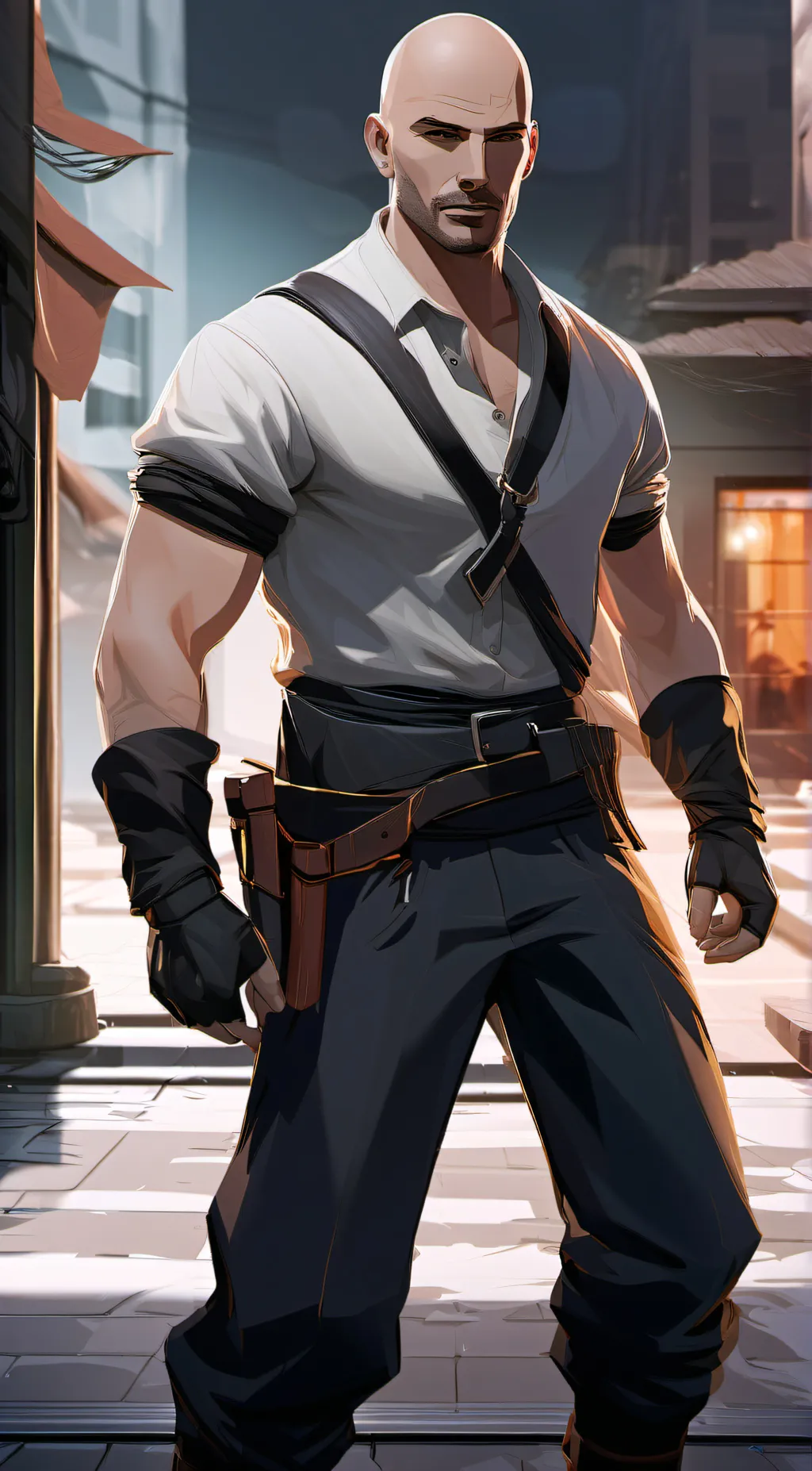 ai character: Mr. Patay-tow background