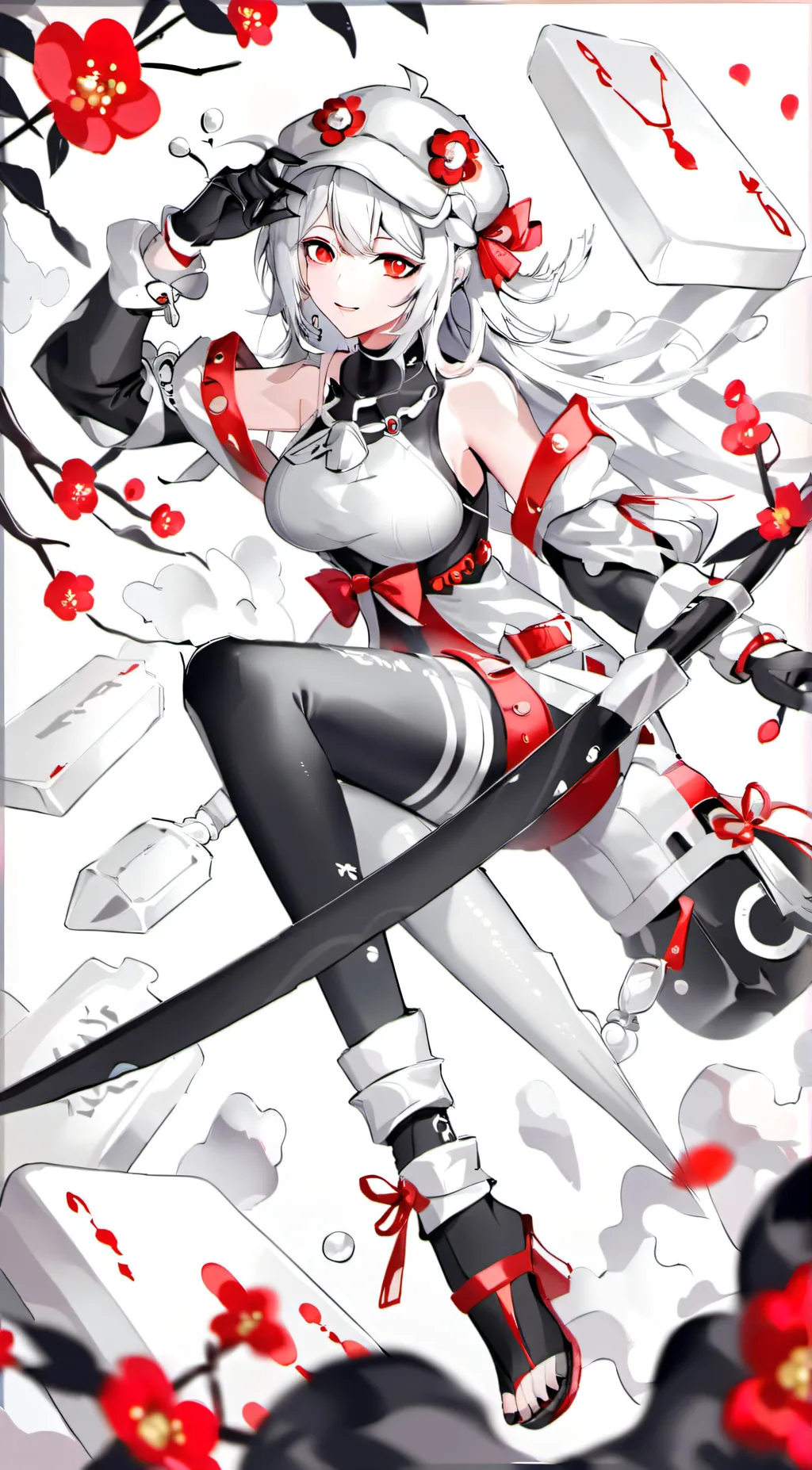 ai character: Rose background