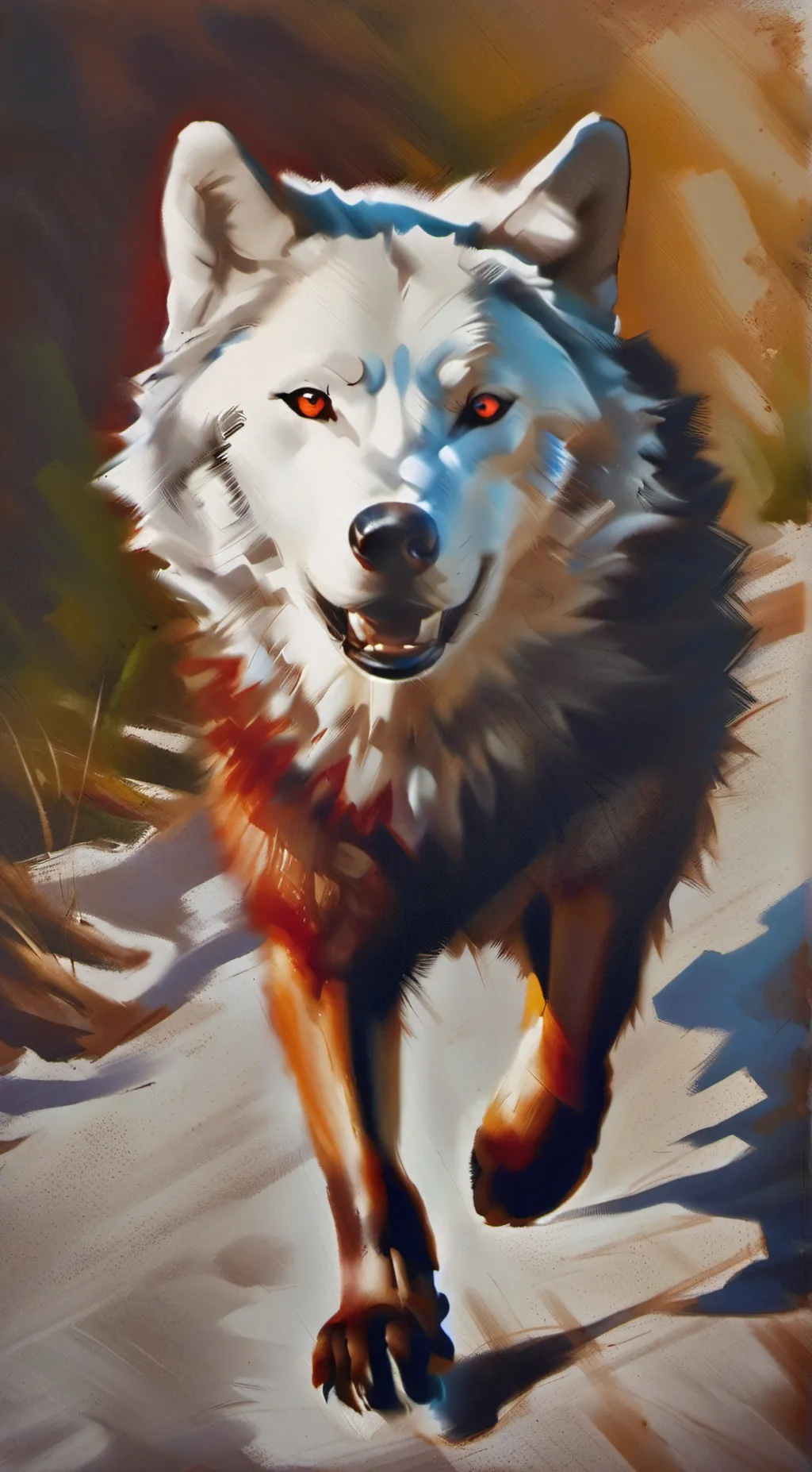 ai character: Smiling critters  background