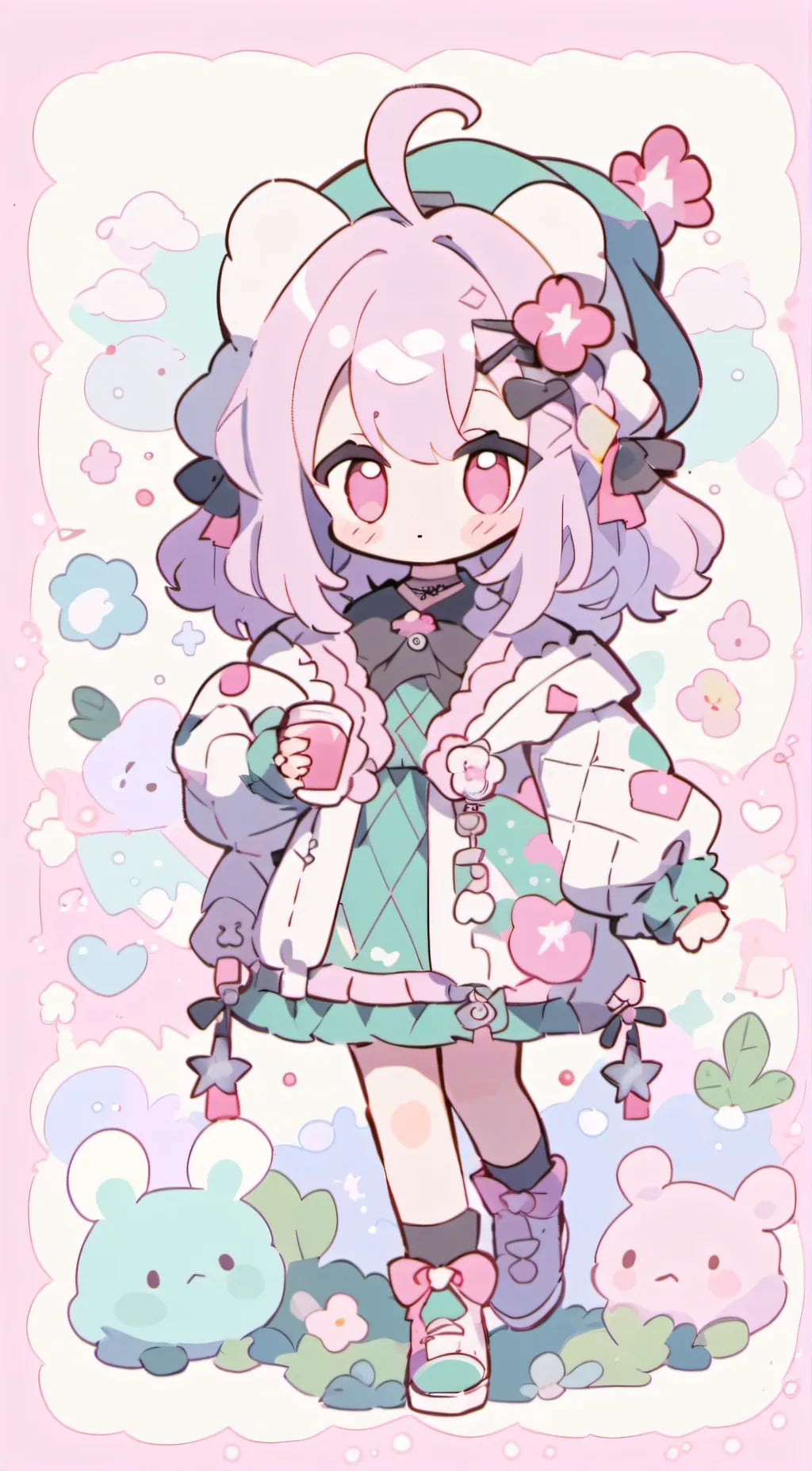 ai character: miko background