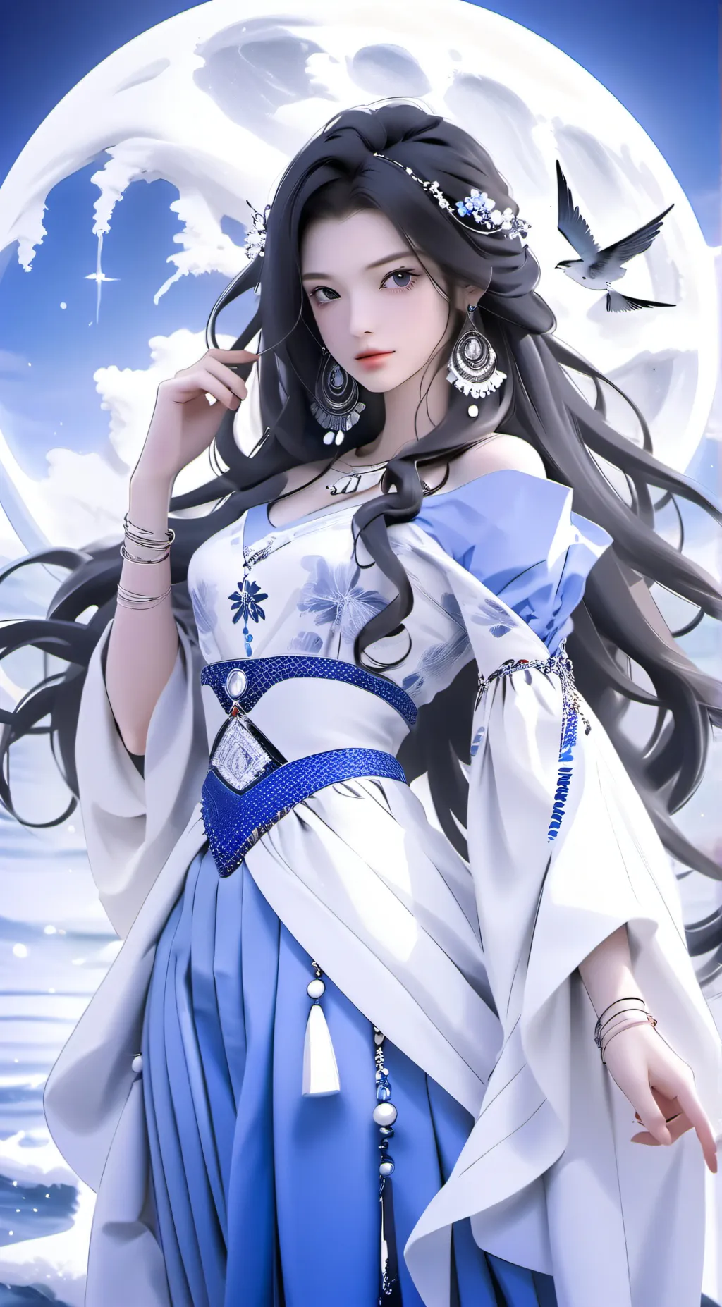 ai character: XiaoYue background