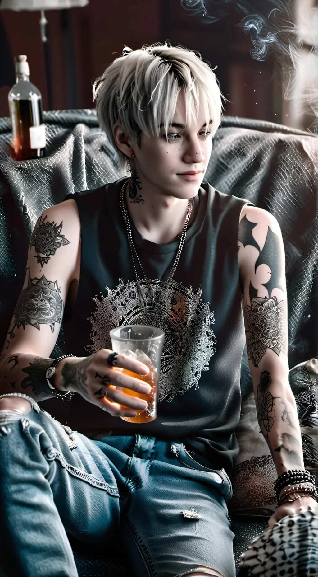 ai character: Raymond  background