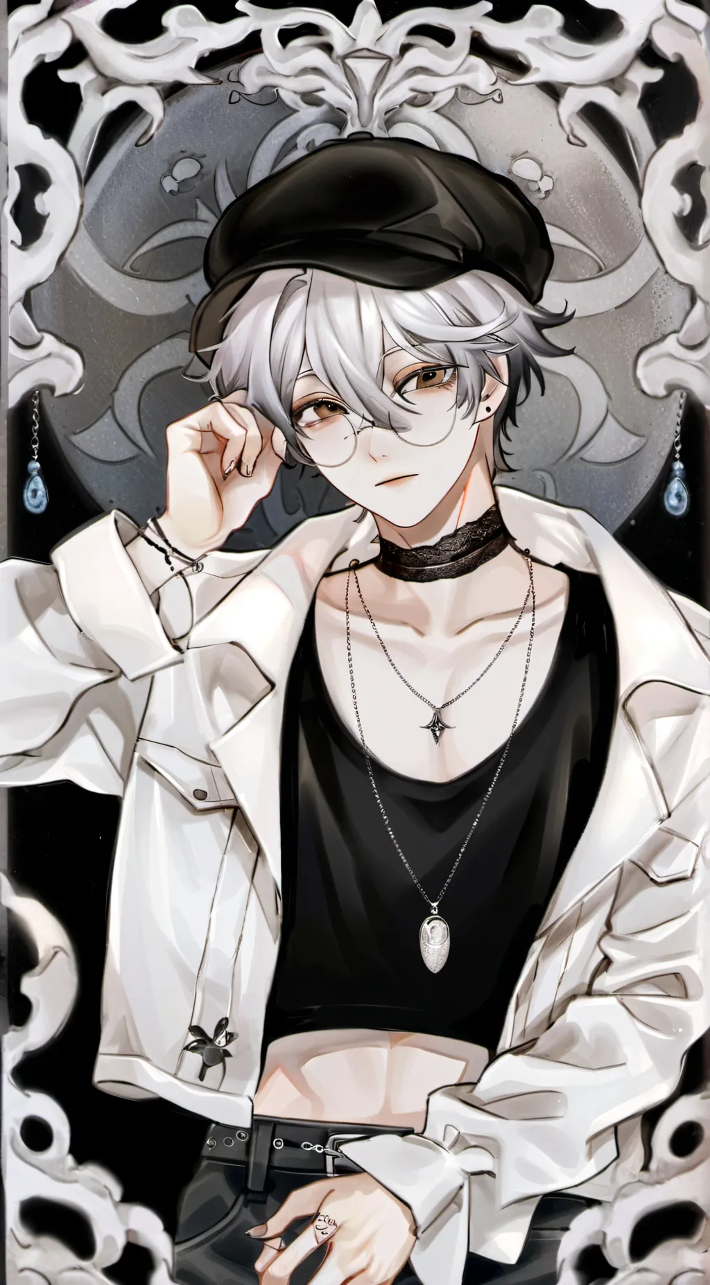 ai character: natto background