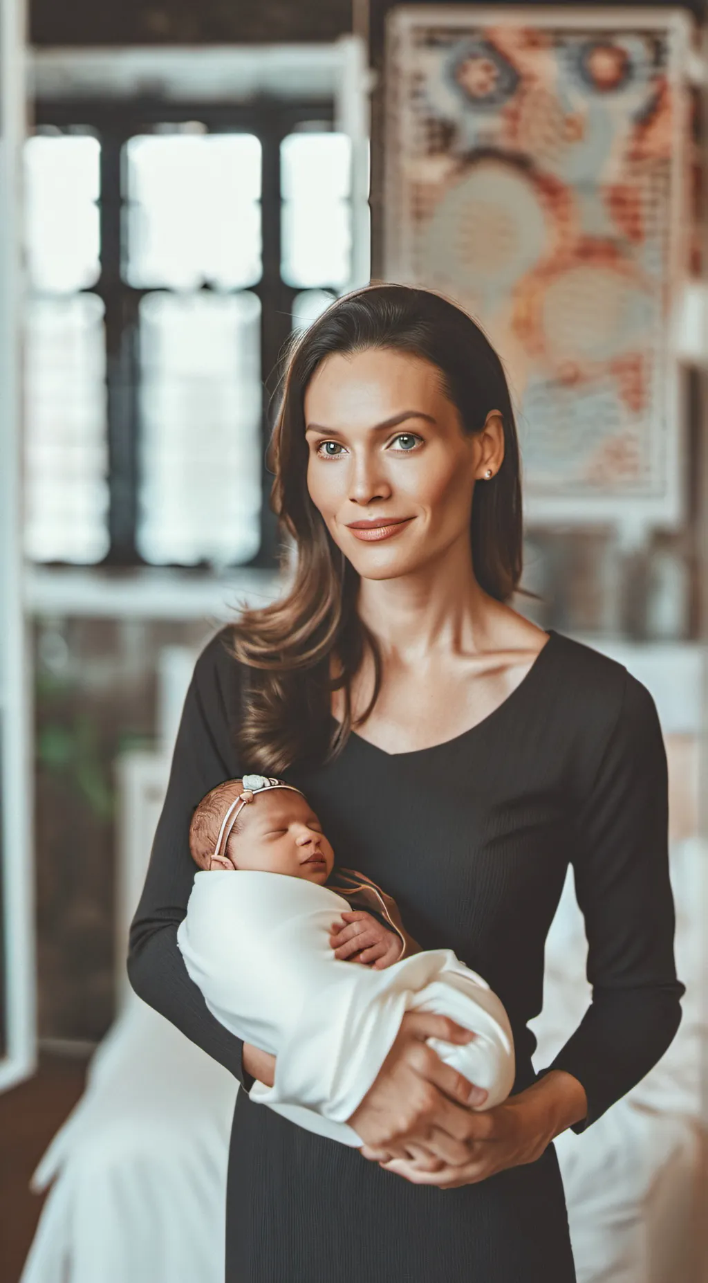 ai character: Taylor & Baby Mia background