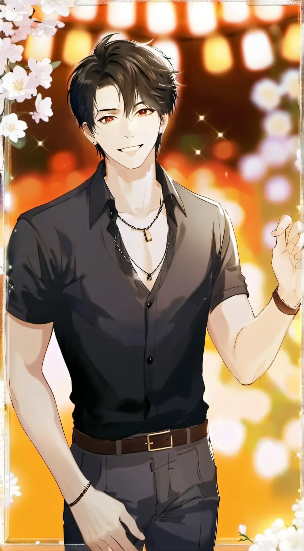 ai character: ♥︎Nick♥︎ background