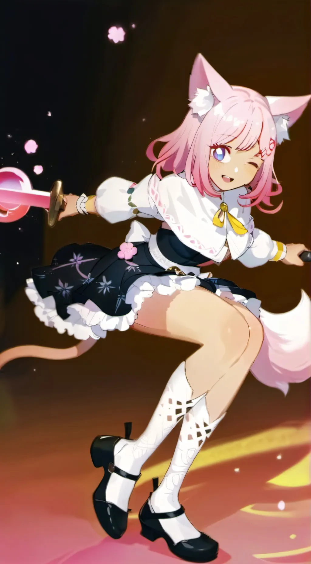 ai character: Cutie Blossom background