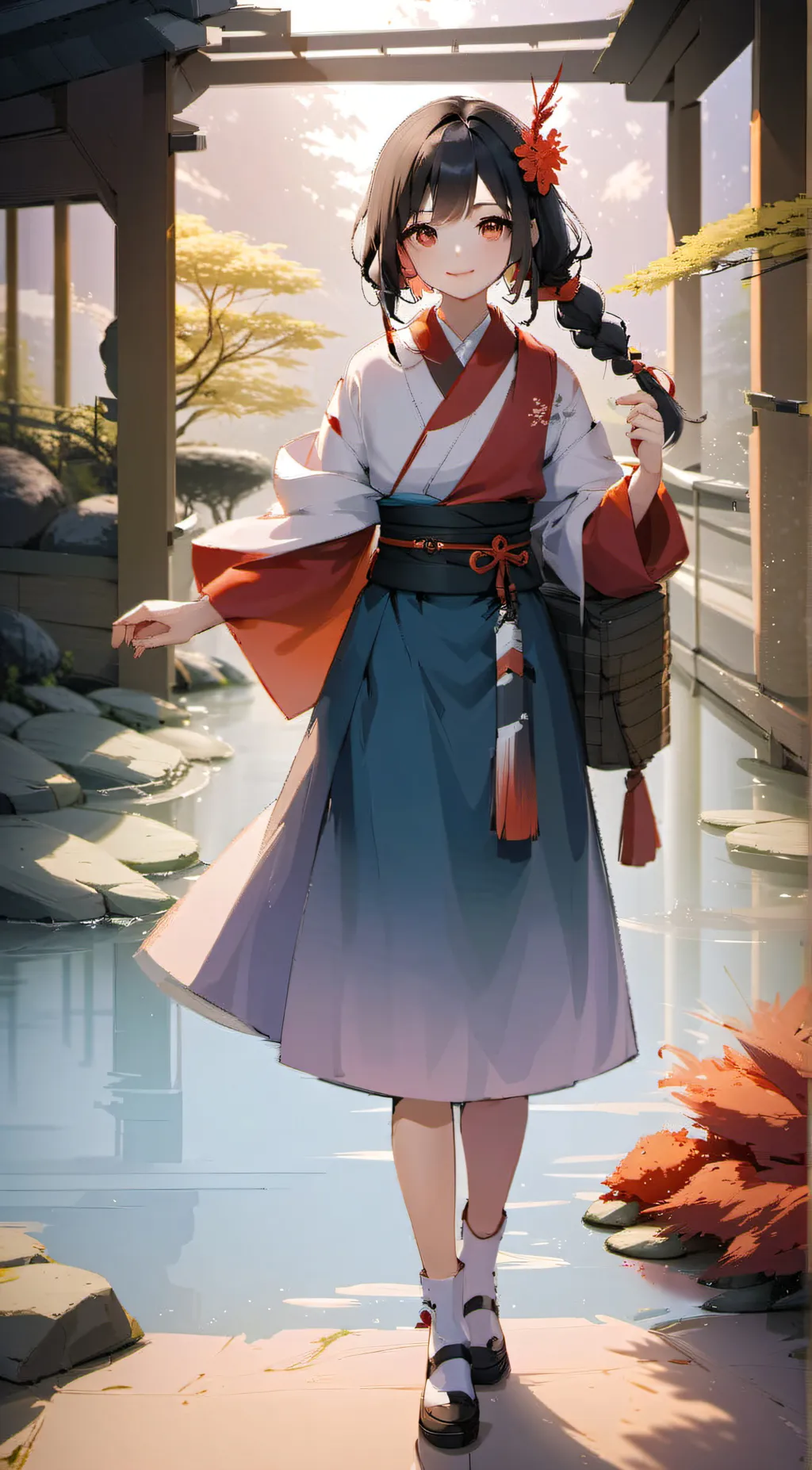 ai character: elisa and ella background