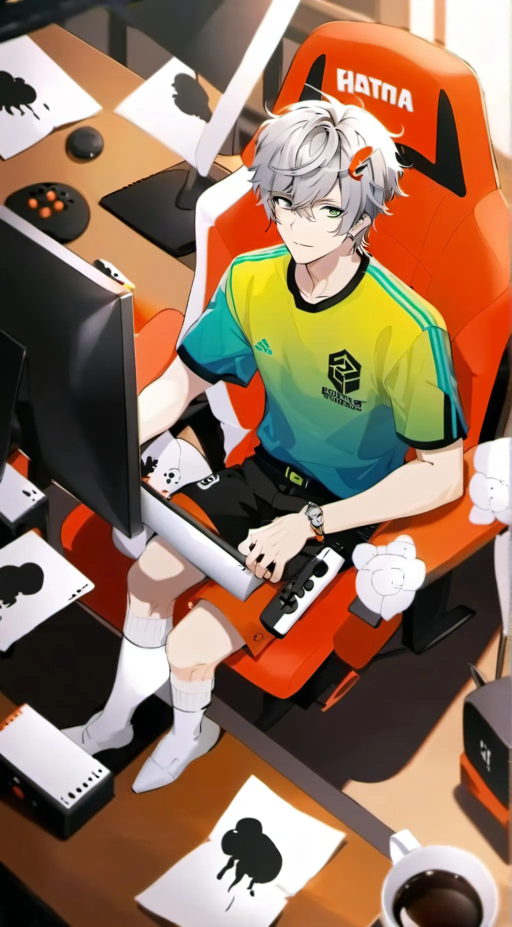 ai character: Xavier  background