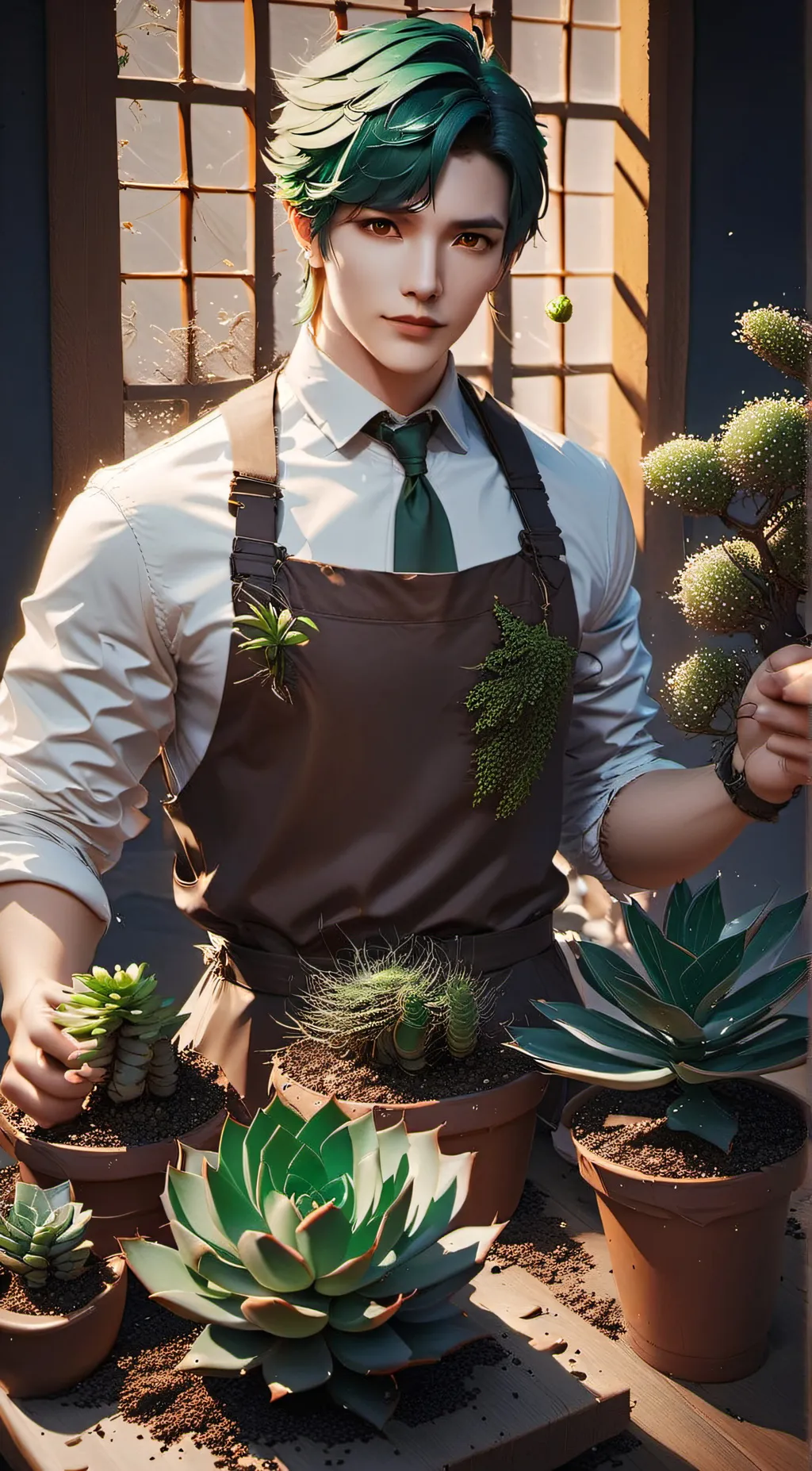 ai character: Oliver background