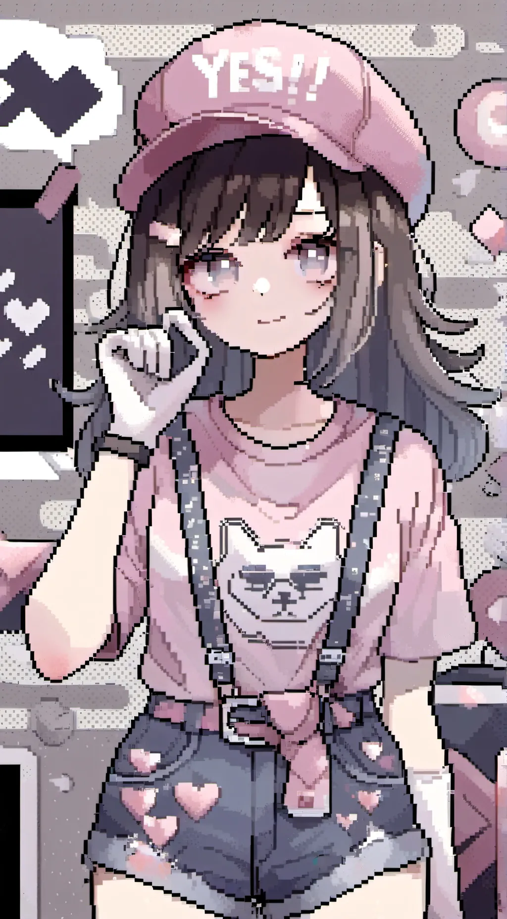 ai character: angle background