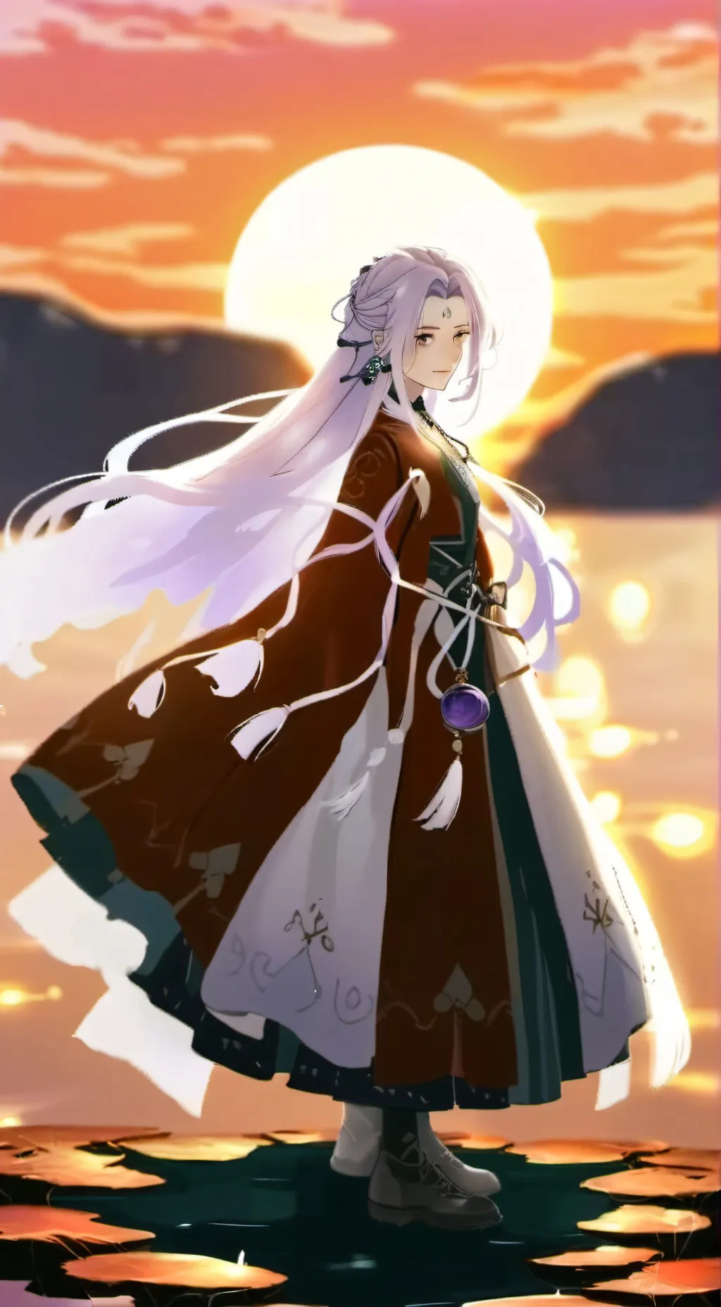 ai character: Luna background