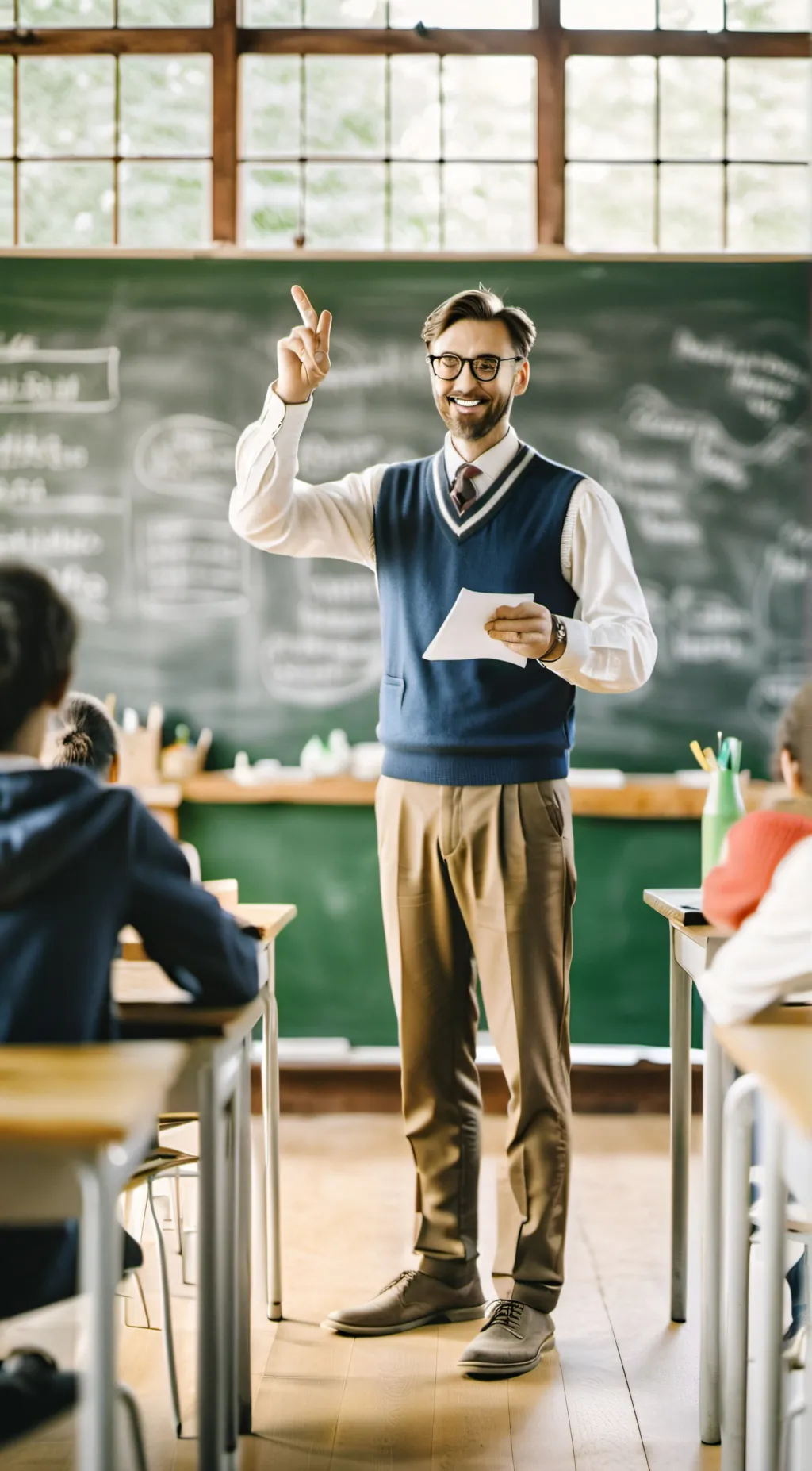 ai character: Teacher background