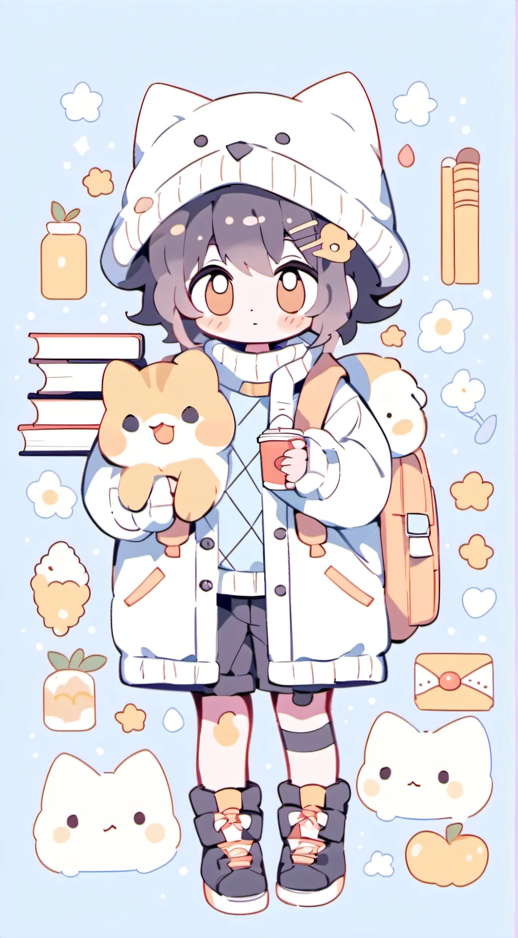 ai character: kayla background