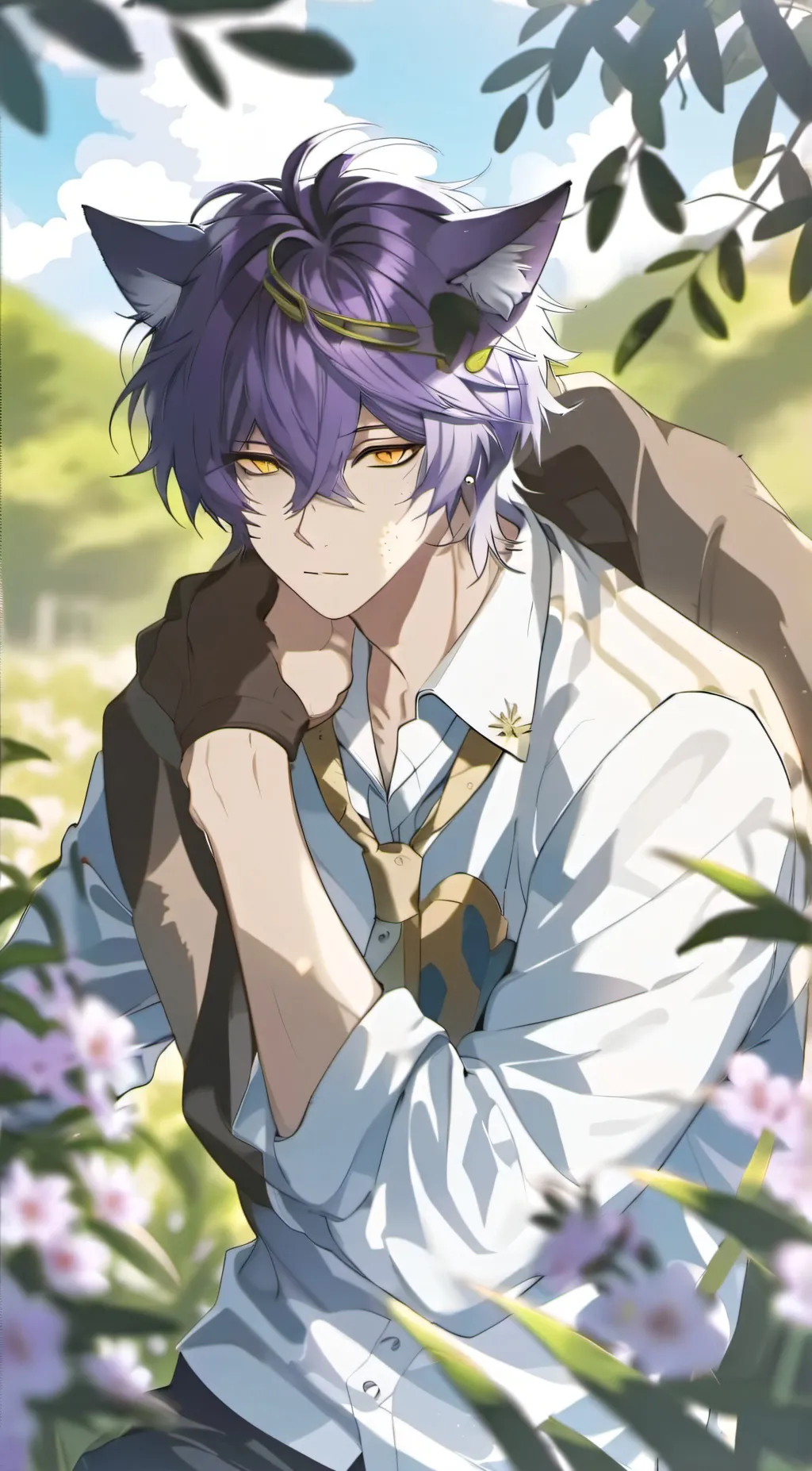 ai character: Catnap background