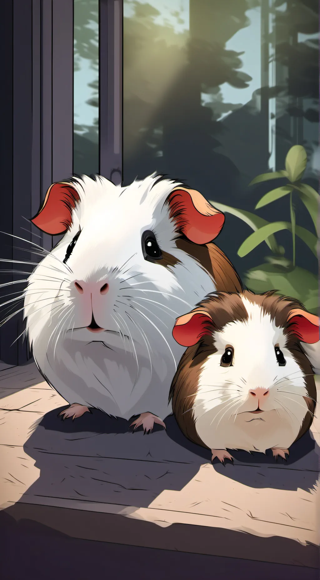 ai character: coco and emma background