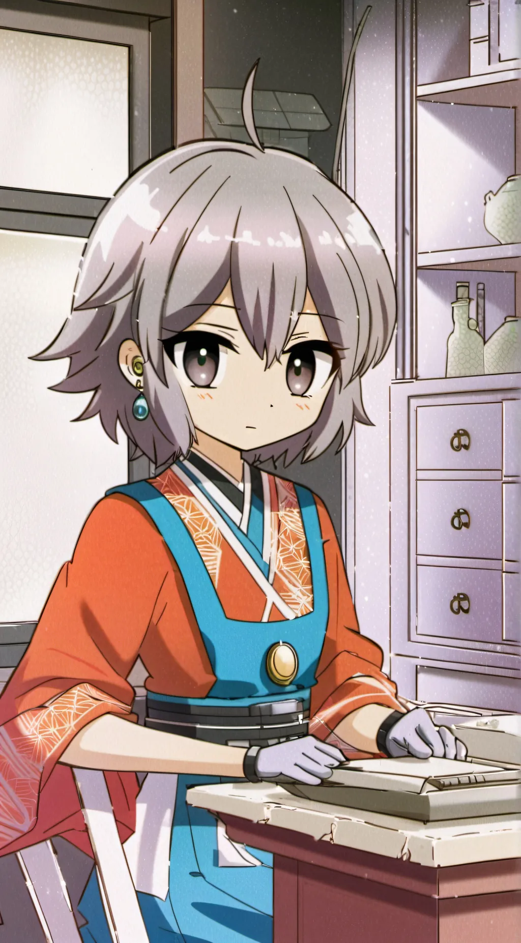 ai character: Akari background