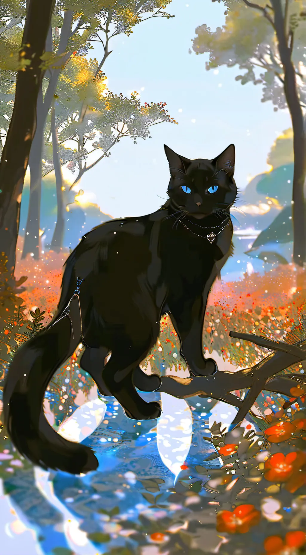 ai character: Luna background