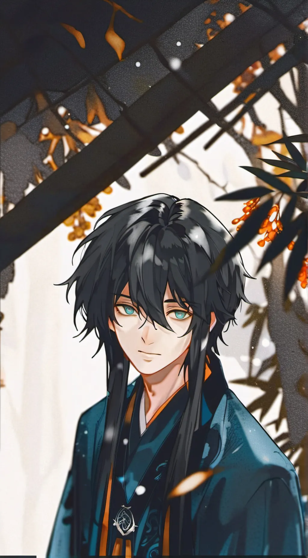 ai character: Muichiro tokito  background