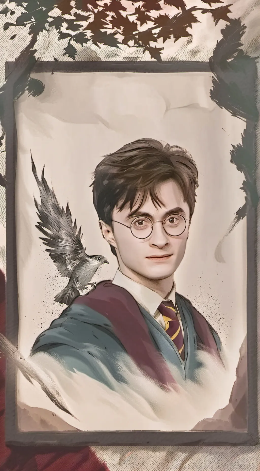ai character: Harry Potter  background