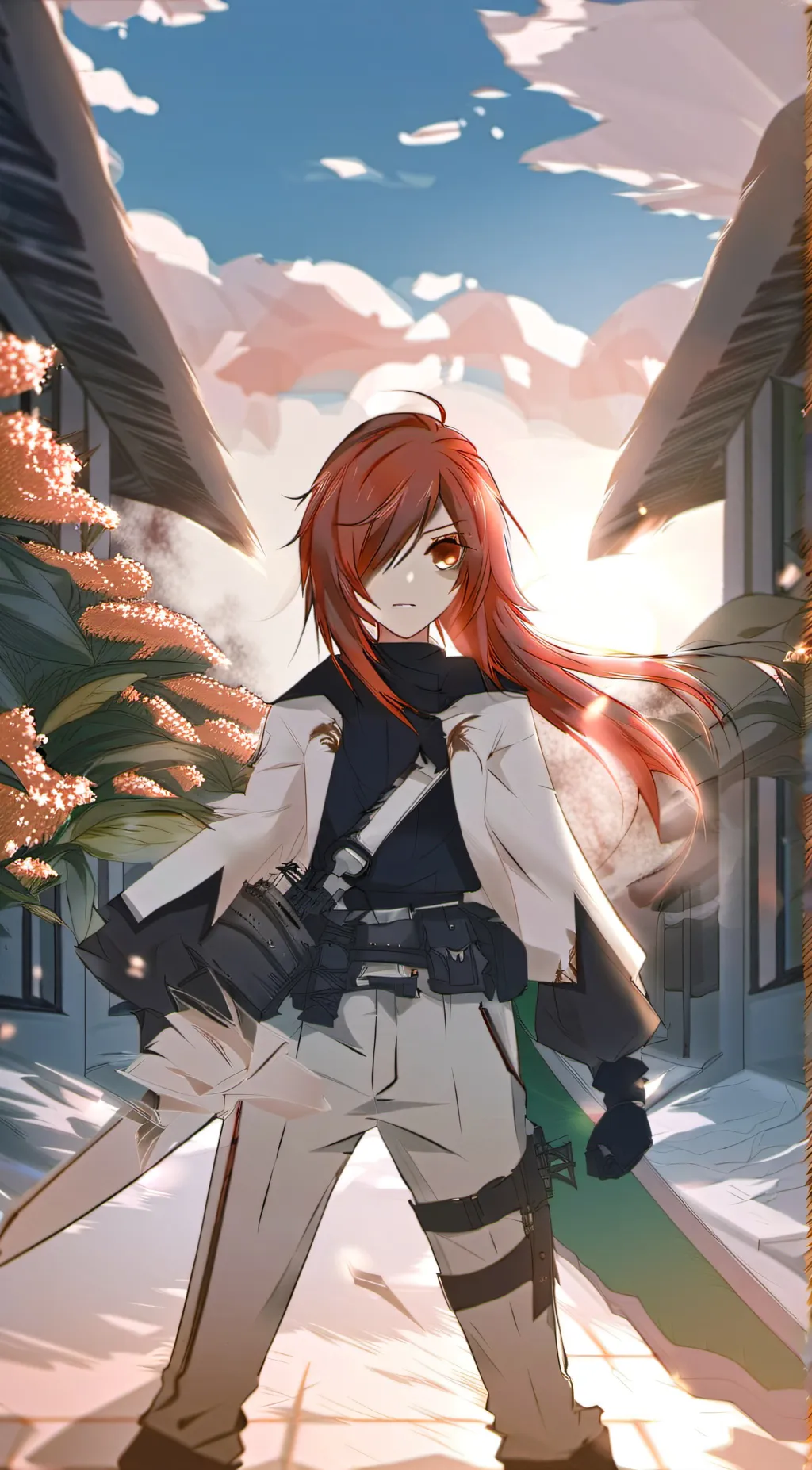 ai character: Female Alastor background