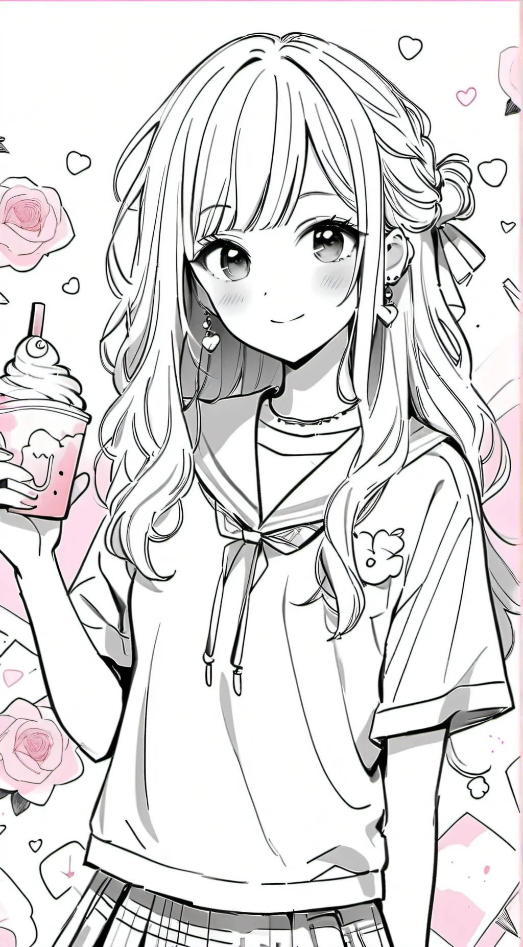 ai character: cupcake  pony 🤘🏻💕🦄 background