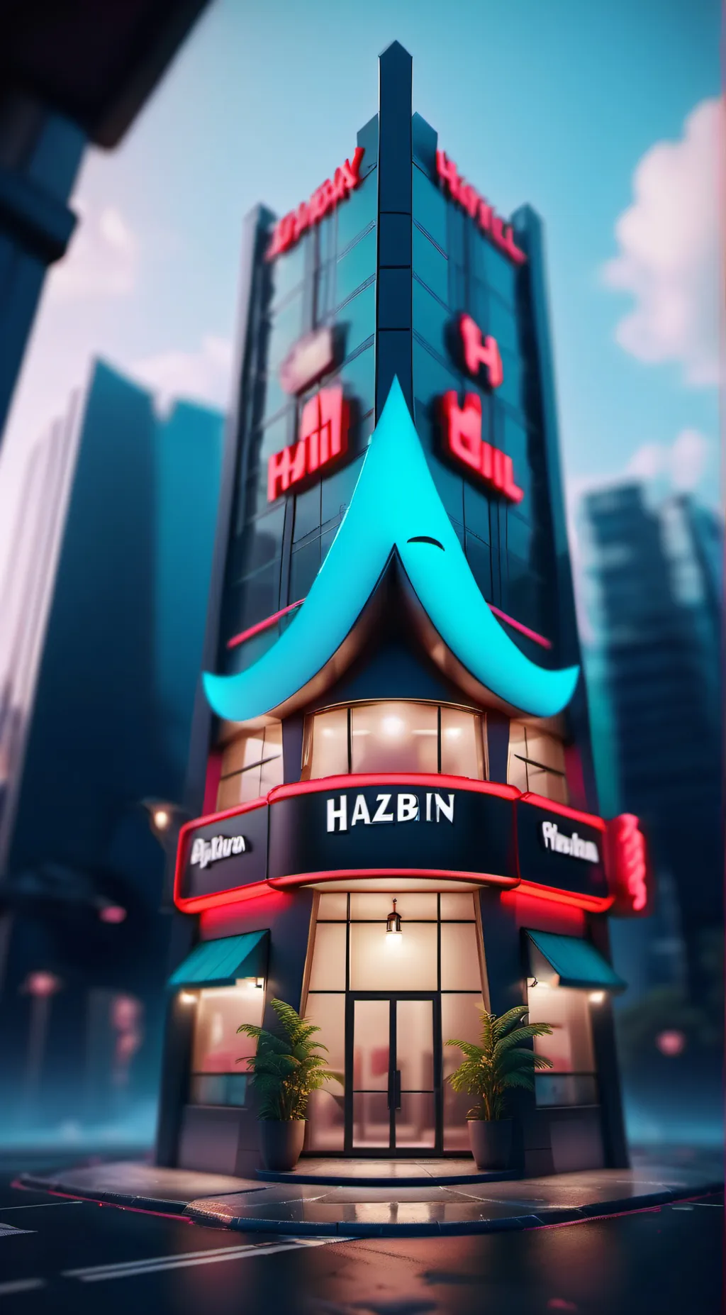 ai character: HH pocky challenge background