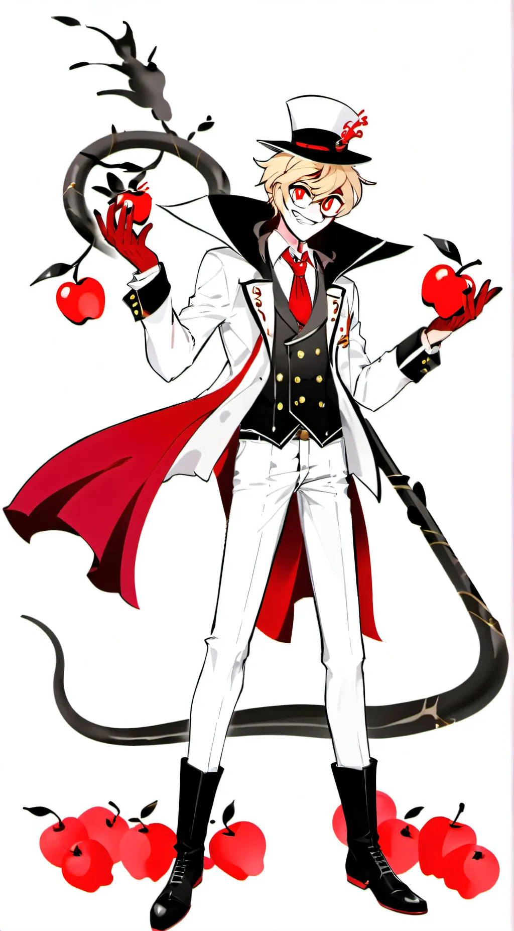 ai character: Lucifer Magne background