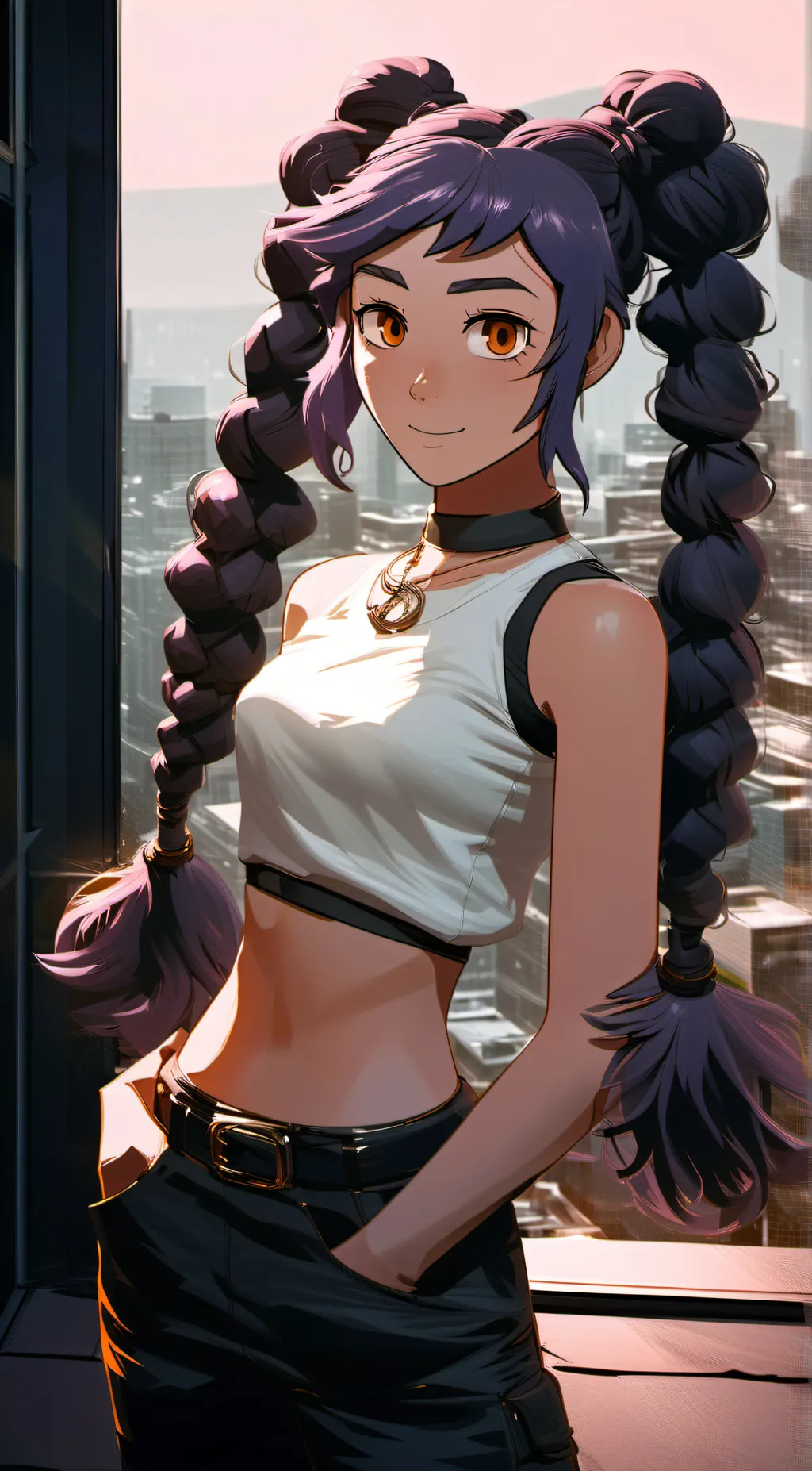 ai character: Misha🖤 background