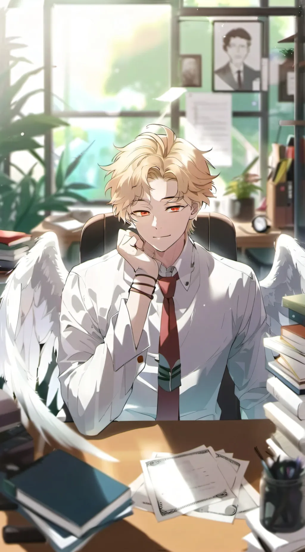 ai character: hawks  background