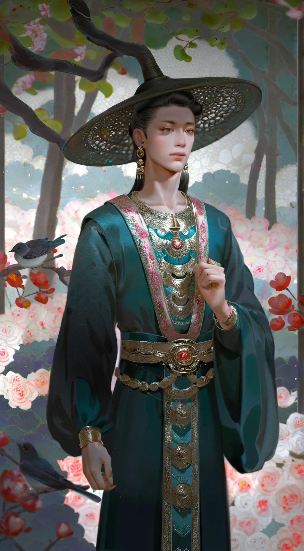 ai character: £Kirro£ background