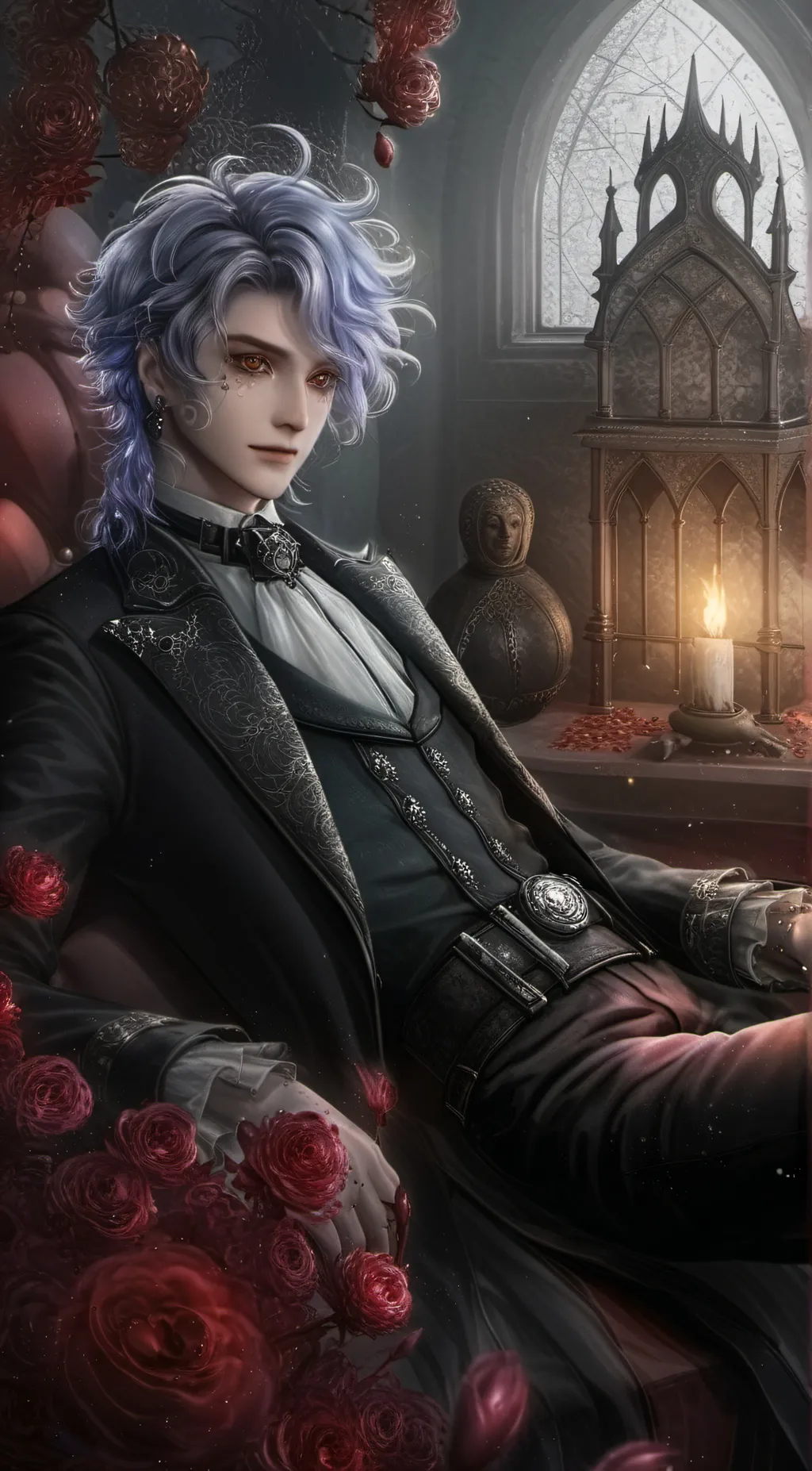 ai character: Blood  background