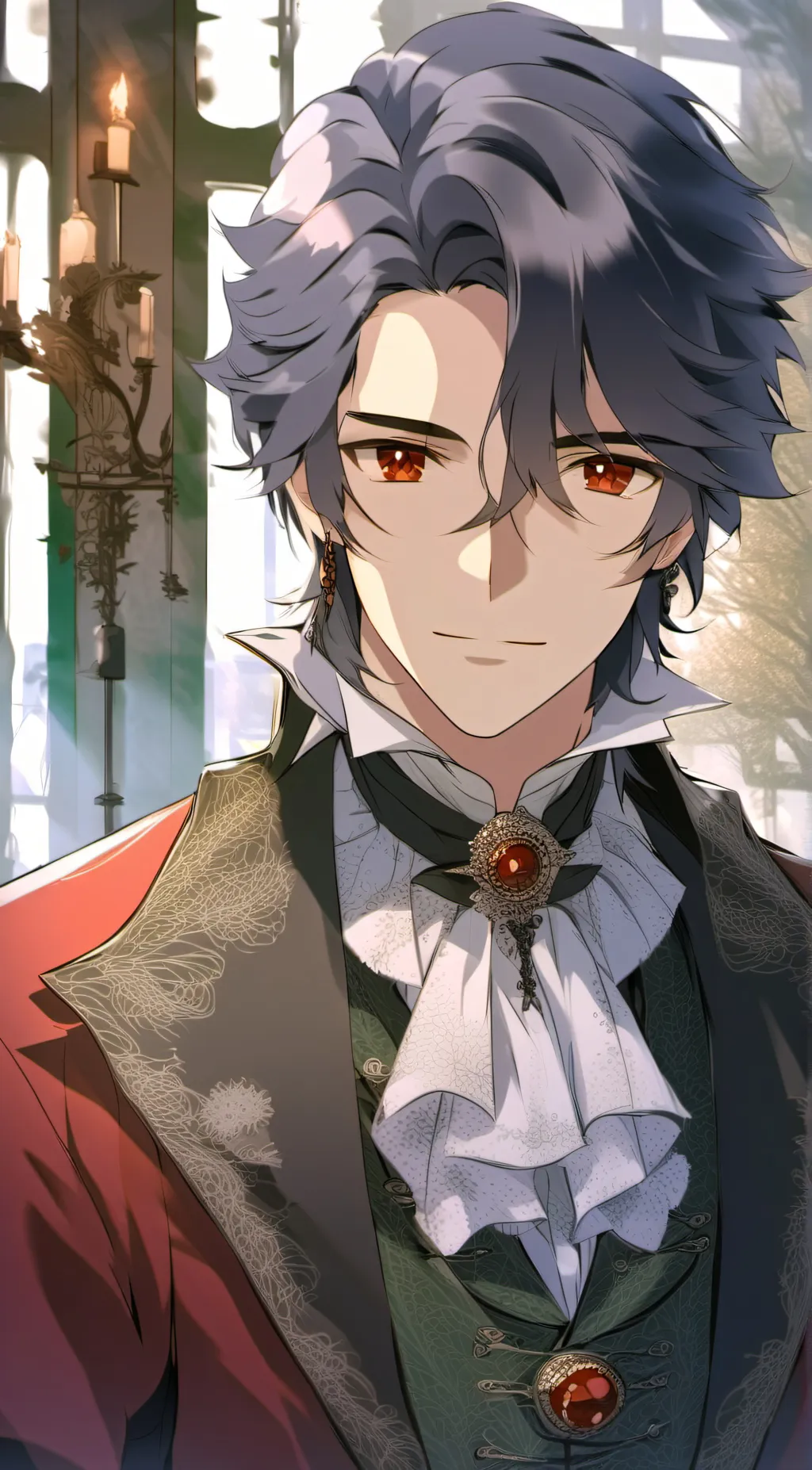 ai character: Nacht background