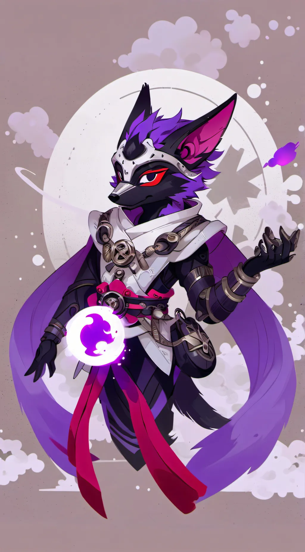 ai character: Mystic (Furry Bro) background
