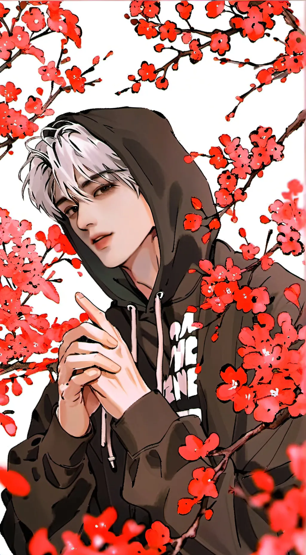 ai character: Minjun~lee background