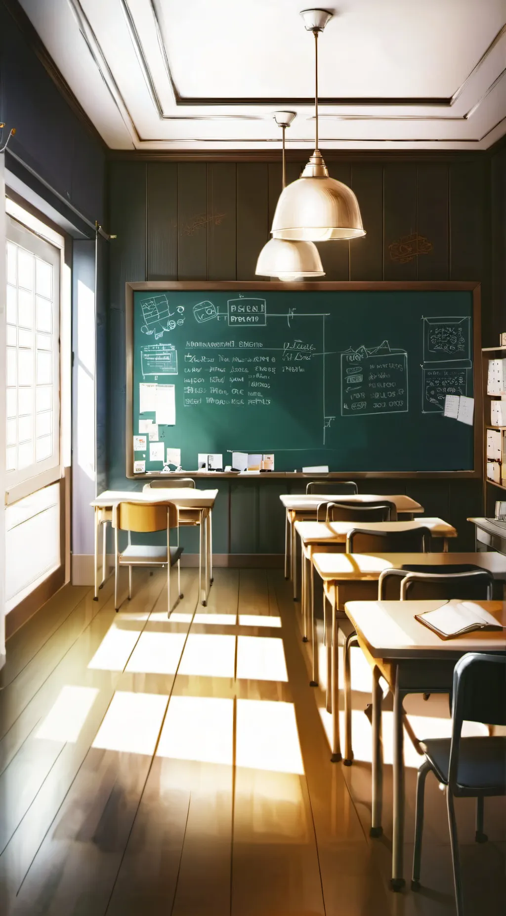 ai character: My School ❤️🖤 background