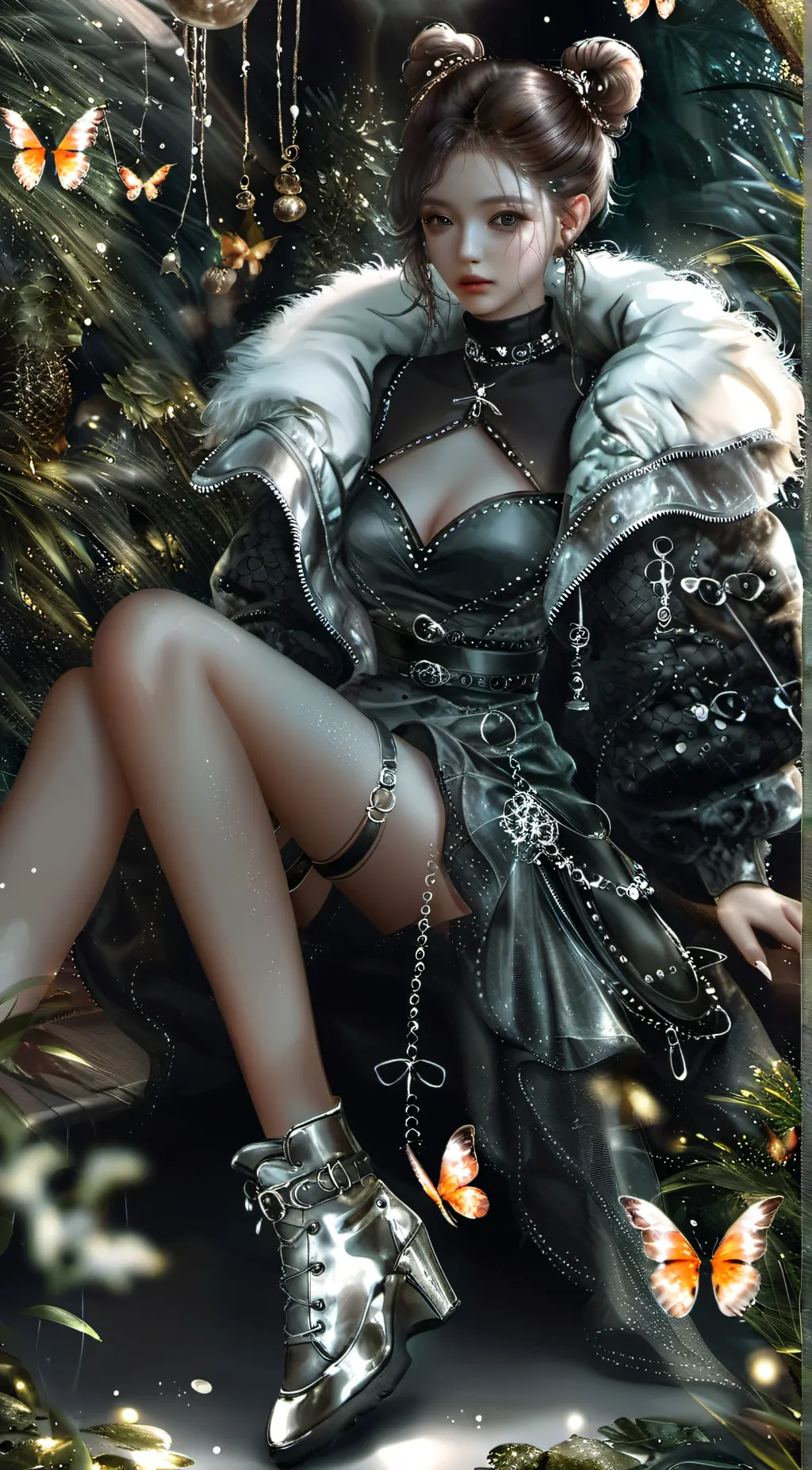 ai character: Olive background