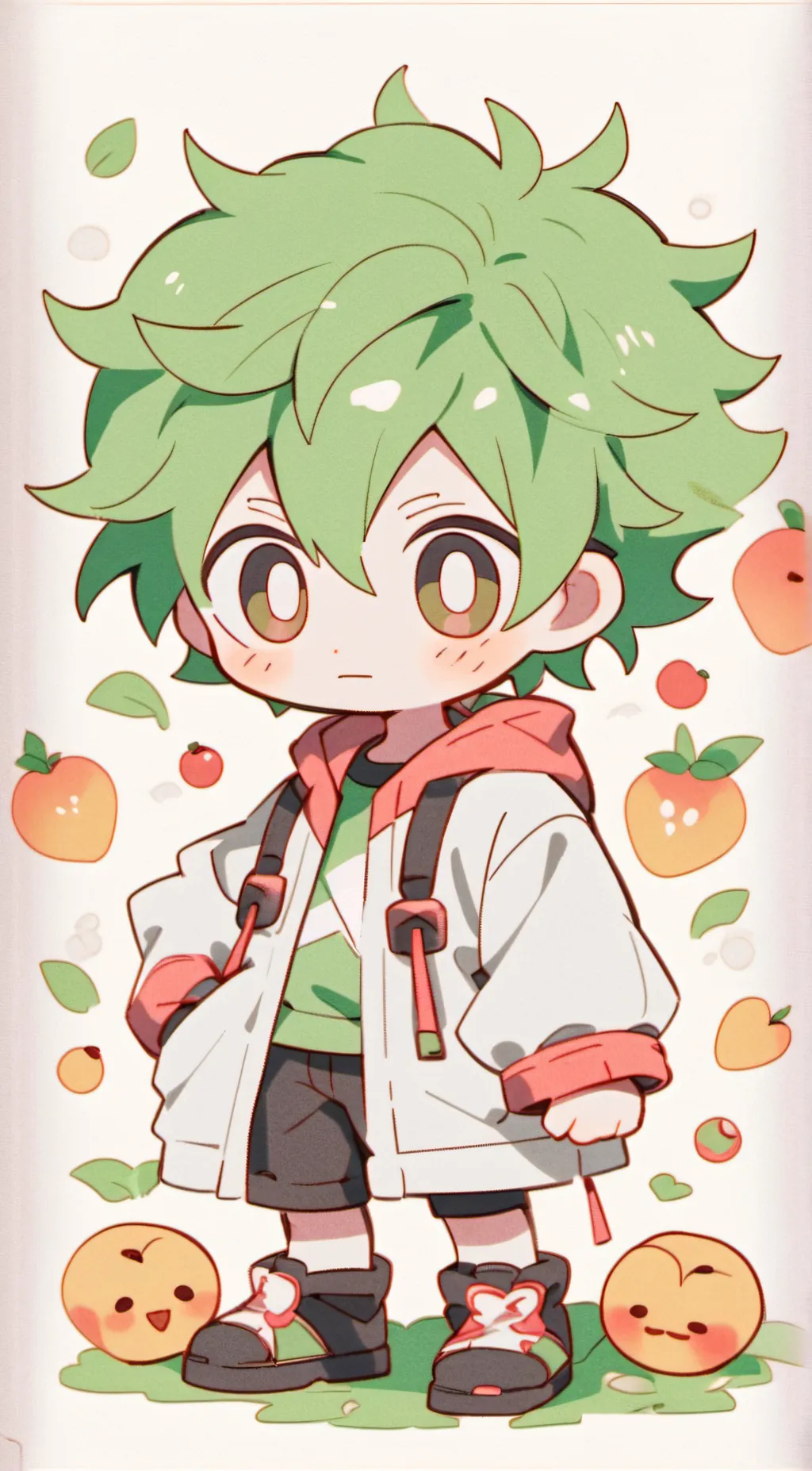 ai character: deku background