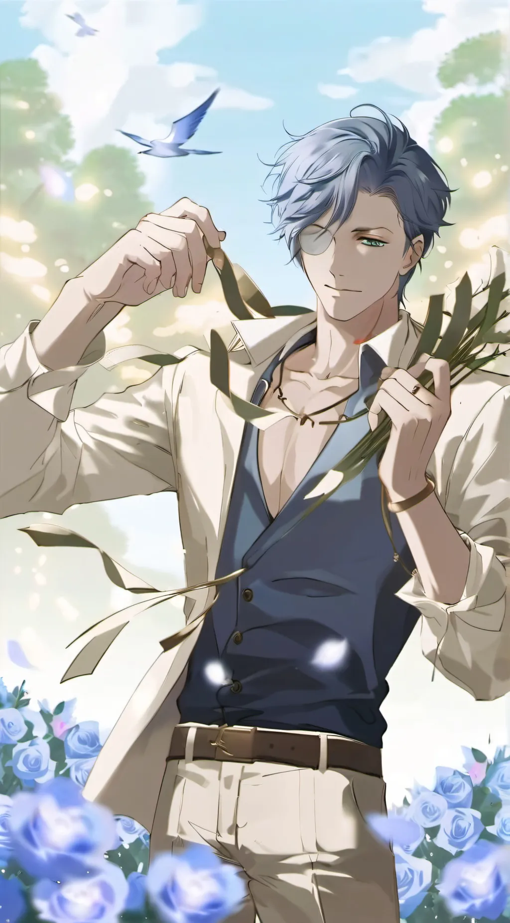 ai character: Ultraman Cosmos  background