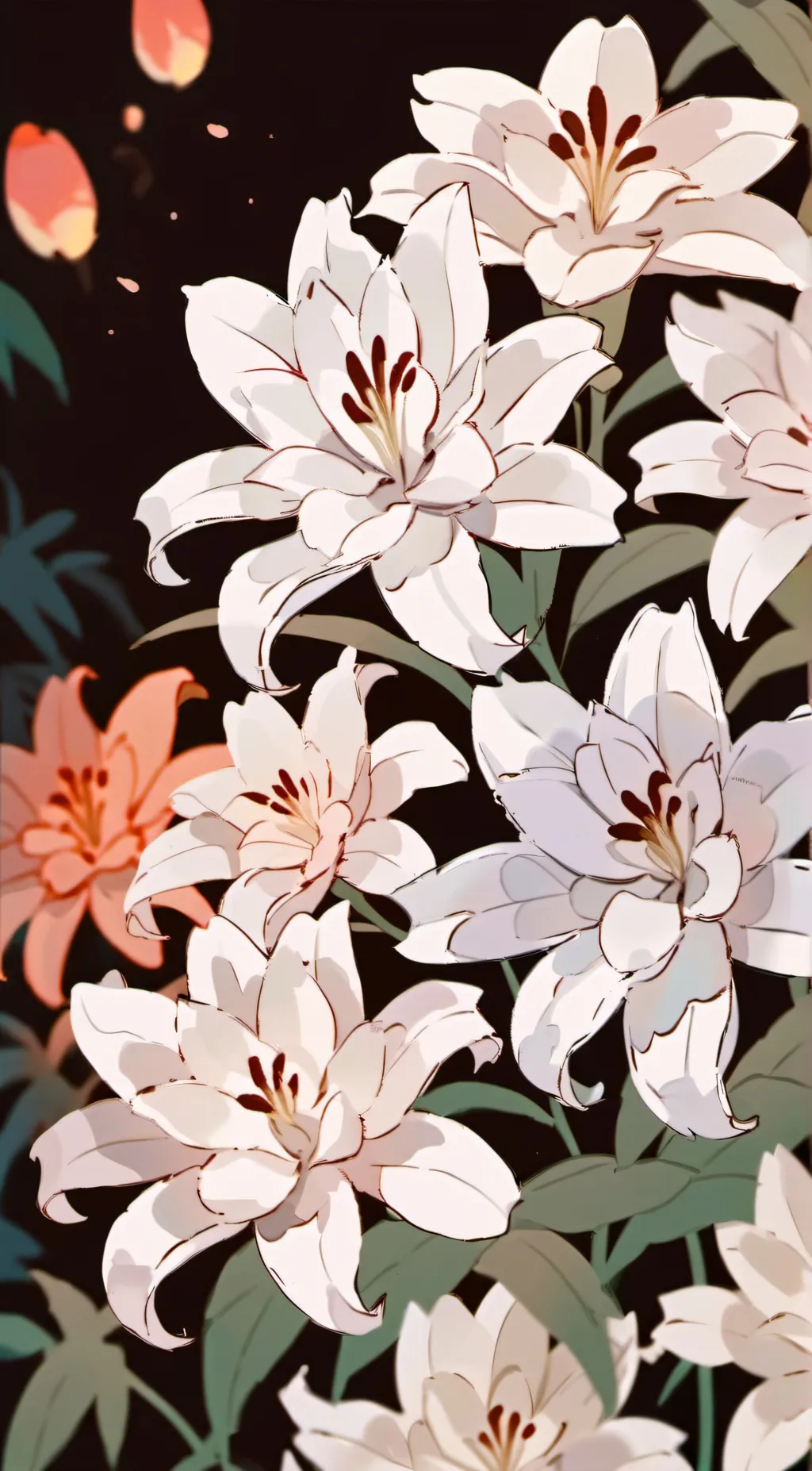 ai character: i am fine... background